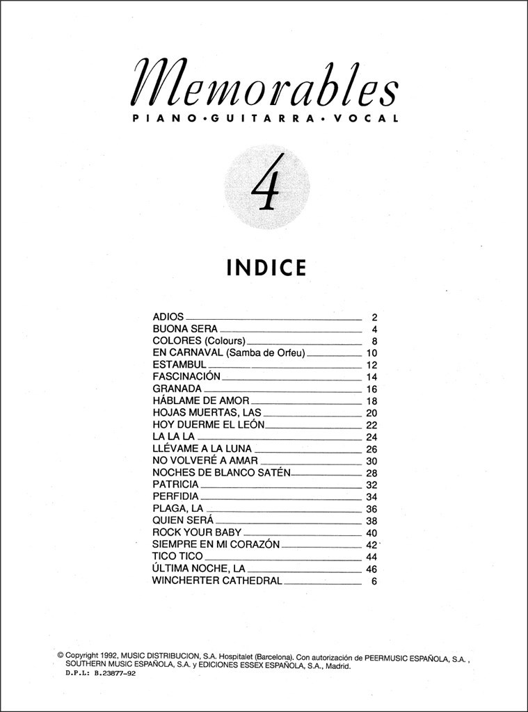 Memorables 4
